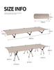 Aluminum Folding Camping Bed Heavy Duty Aluminum Folding Camping Bed Manufacturer & OEM Supplier