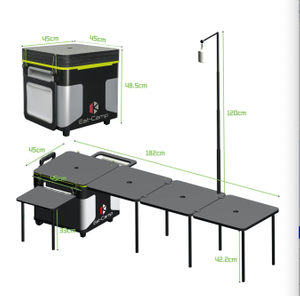 Modular Camping Kitchen Base Unit without Stove – 65L EC2.0-T for OEM And Wholesale
