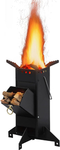 Portable Rocket Stove for Camping EC-PRS-1 Foldable Wood-Burning Outdoor Cooking Stove