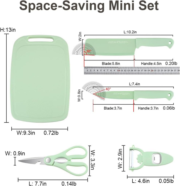 Camping Knife & Cutting Board Set