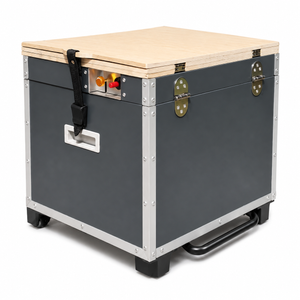 All-in-One Overland Kitchen Box with Dual-Burner Gas Stove
