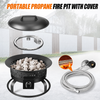 Portable Propane Fire Pit with Cover – EC-PF1