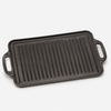 Reversible Cast Iron Grill & Griddle Plate