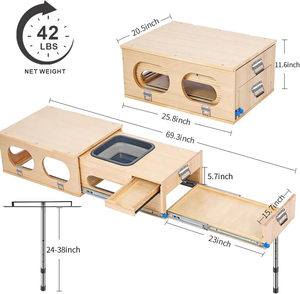 Campervan Kitchen Module with Removable Storage