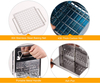 Foldable Stainless Steel Wood-Burning Camp Stove with Grill Grate and Ash Tray