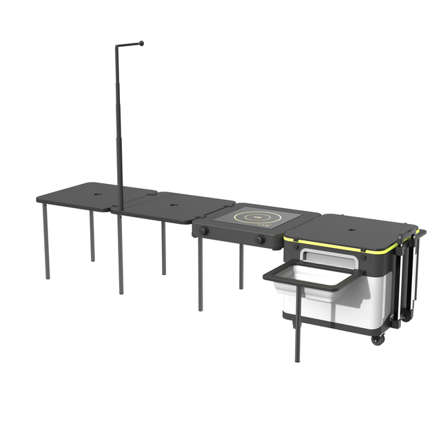 Standard Camping Kitchen with Induction Cooker All-in-one Camping Box