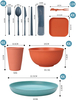 Camping Dinnerware Set for Four | EC-P4