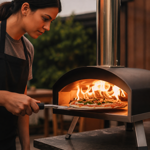 Portable Multi-Fuel Camping Pizza Oven with Cordierite Stone