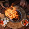 Smokeless Fire Pit for Camping EC-SFP-1 Portable Dual-Fuel Tabletop Fire Pit