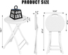 6 Ft Folding Camping Table And 4 Stool Set
