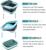 Camping Dishwashing Station with Basin And Drying Rack