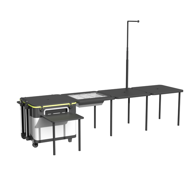Standard Camping Kitchen with Folding Grill All-in-one Camping Kitchen Box