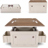 Camping Kitchen Organizer with Folding Worktop