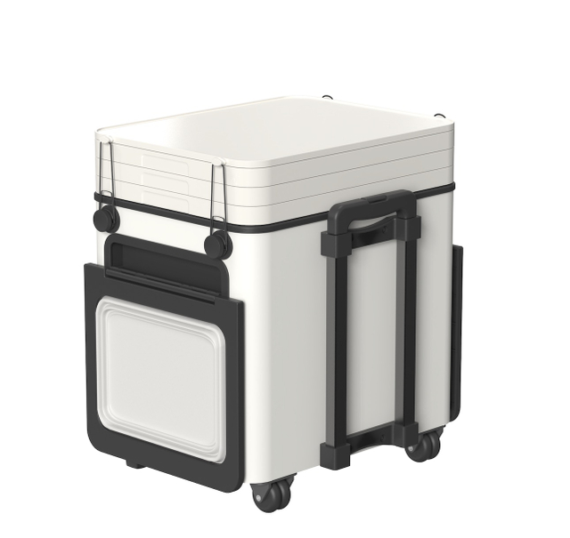 Compact Solo & Couple Camping Kitchen Box with Sink And Single-Burner Stove