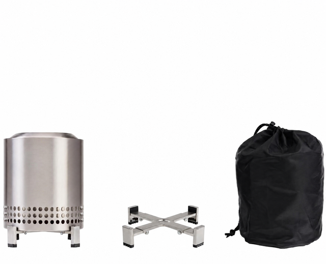 Smokeless Fire Pit for Camping EC-SFP-1 Portable Dual-Fuel Tabletop Fire Pit
