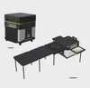 Standard Camping Kitchen with Induction Cooker All-in-one Camping Box